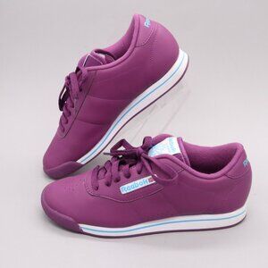 Reebok Womens Princess Purple Casual Athletic Aerobics Shoes Sneakers Size 8 EXC